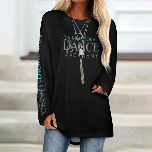 MSDA Long Crew Neck Long Sleeve Tunic