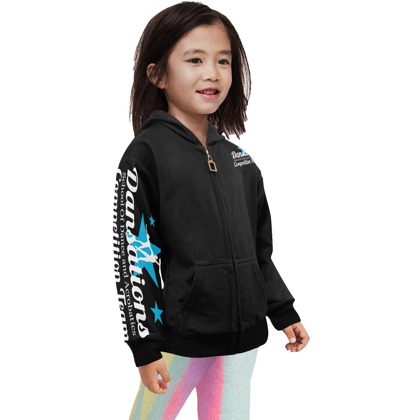 Dansations Competition Team Zip Up Hoodie for Kids