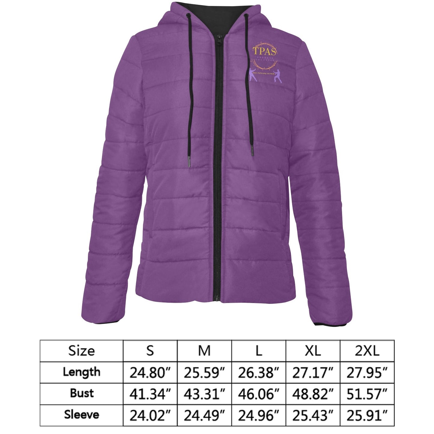 TPAS Competition Team Padded Hooded Jacket