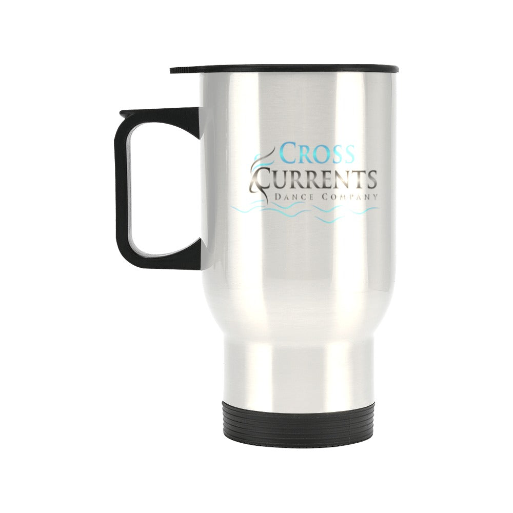 CCDC 14oz Travel Mug Travel Mug (Silver) (14 Oz)(Made in USA)