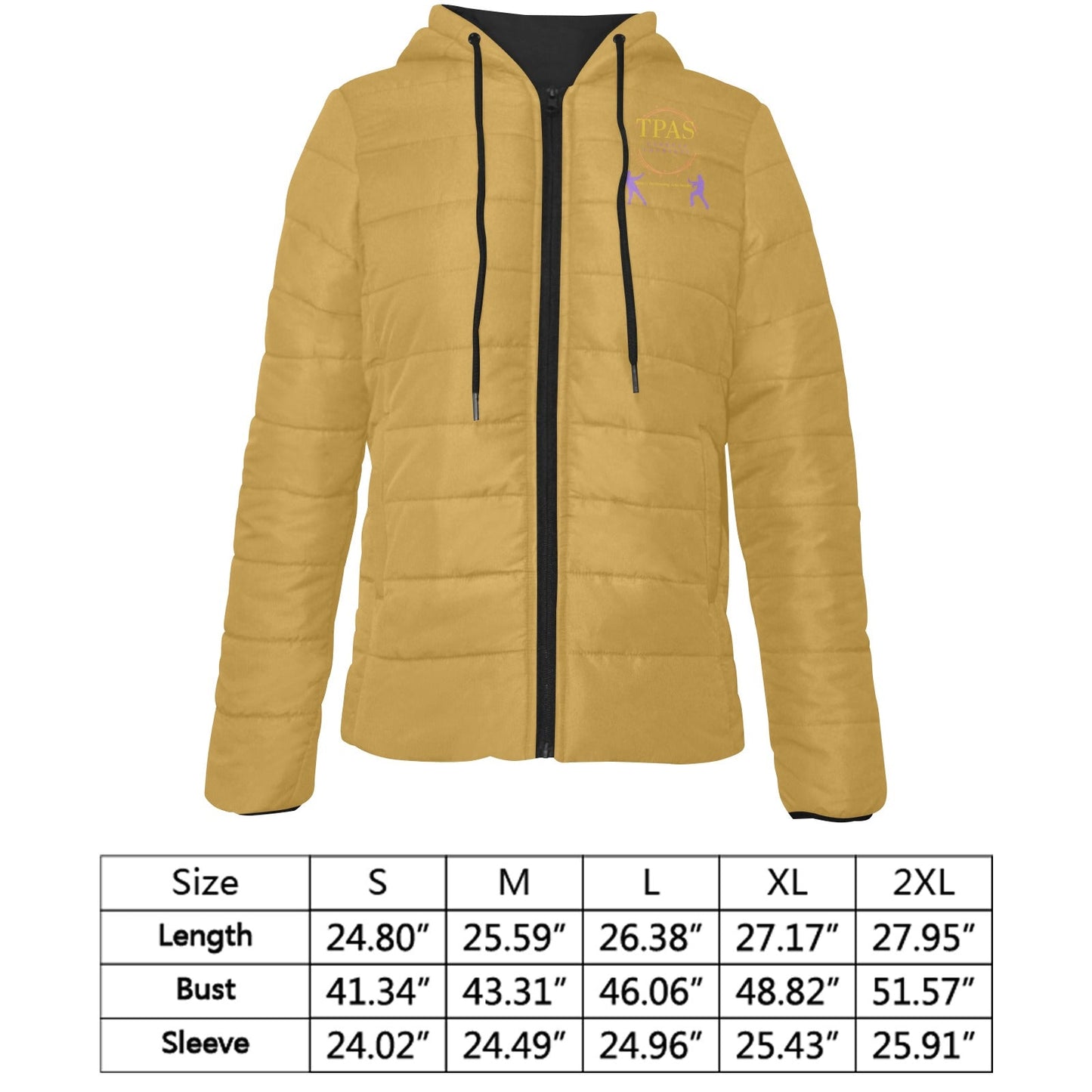 TPAS Competition Team Padded Hooded Jacket