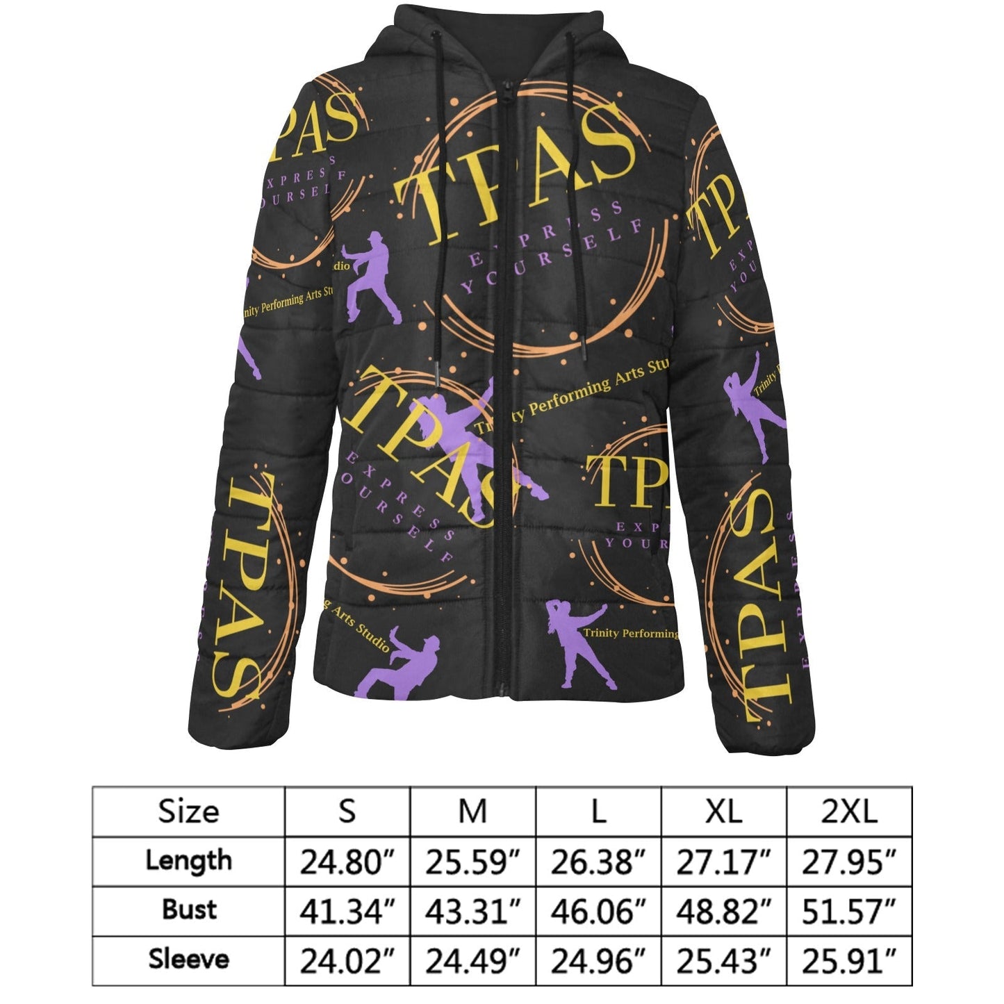 TPAS Padded Hooded Jacket