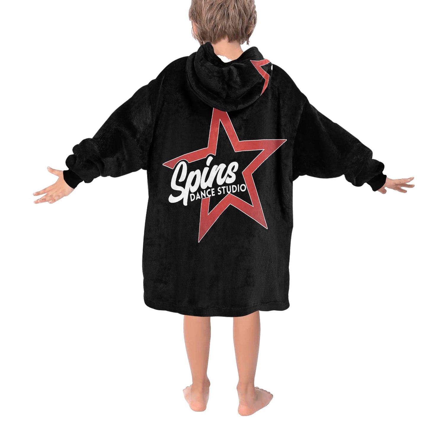 Spins Blanket Hoodie for Kids