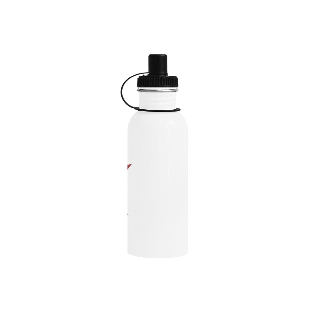 Spins 22oz Water Bottle Classic Sports Bottle (22 Oz)