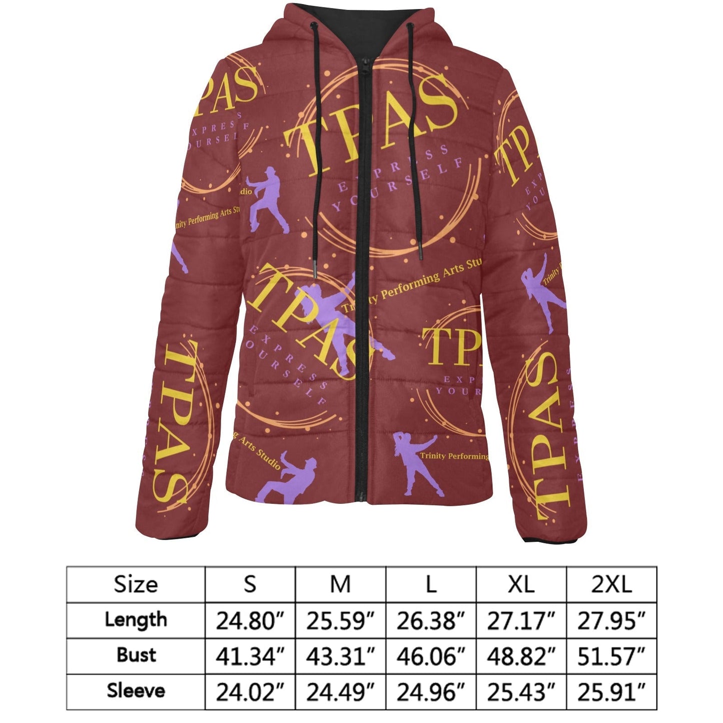 TPAS Padded Hooded Jacket