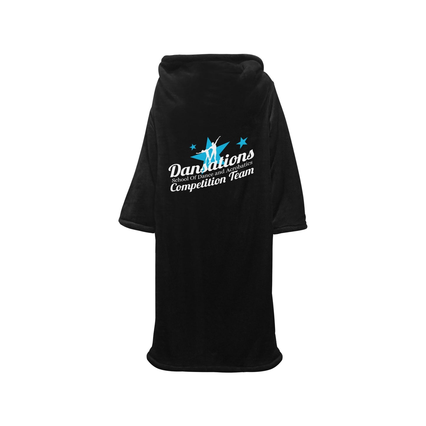 Dansations Competition Team Blanket Robe with Sleeves for Adults