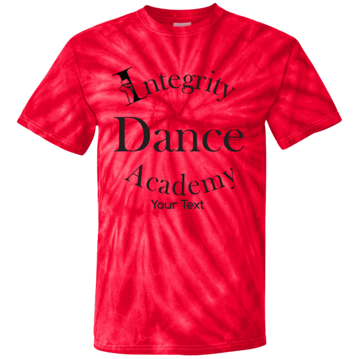 Integrity Dance Academy Personalized Youth Tie Dye T-Shirt