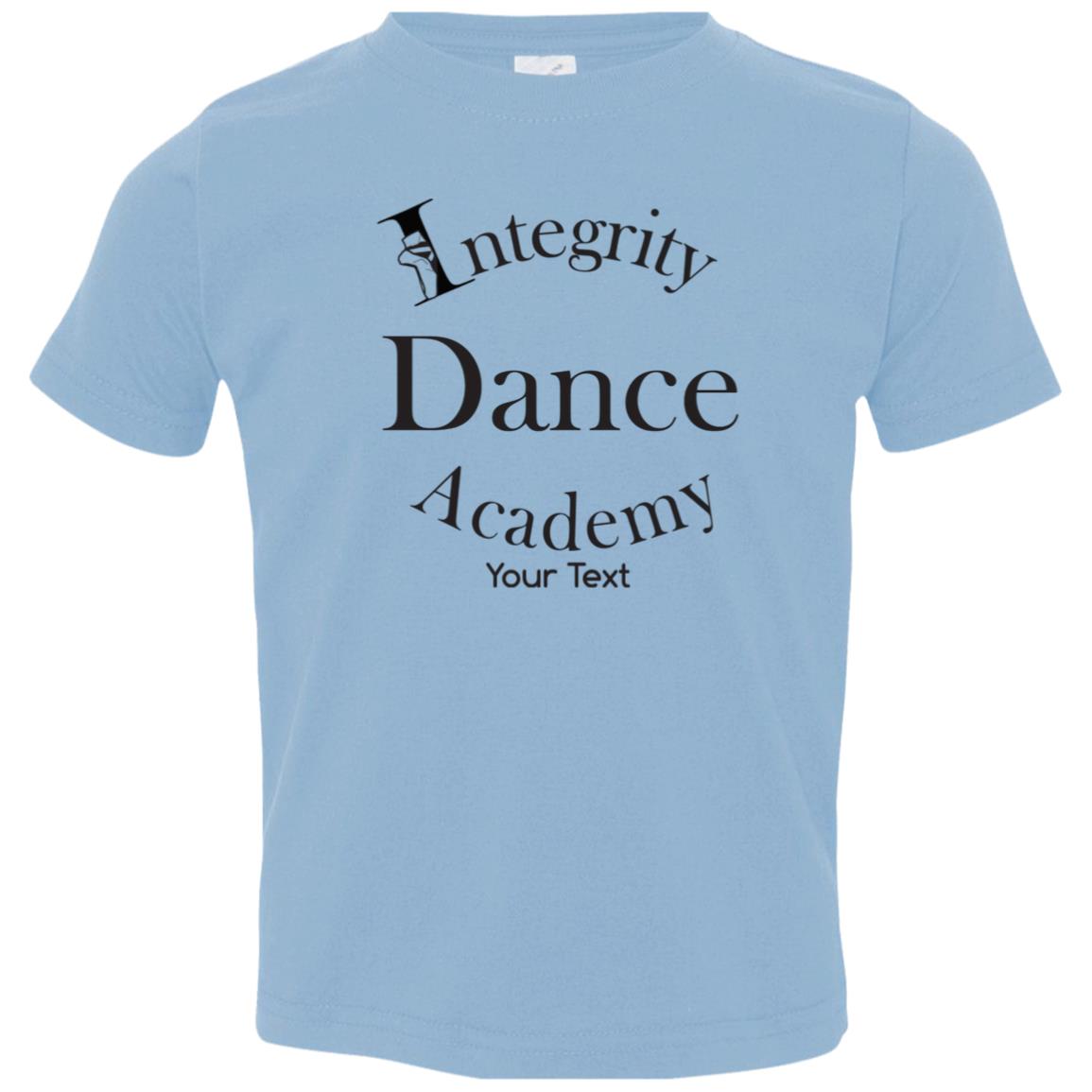 Integrity Dance Academy Personalized Toddler Jersey T-Shirt