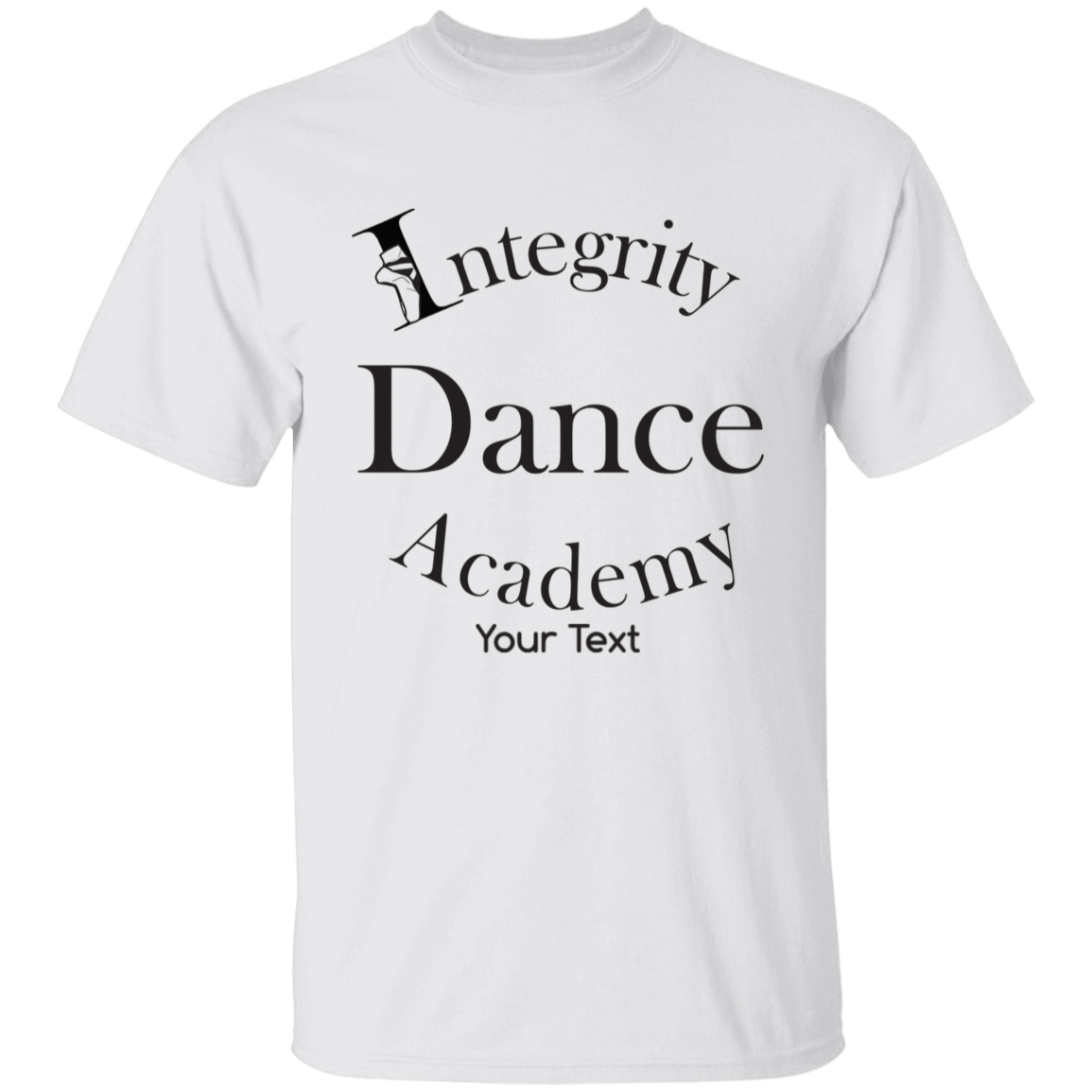 Integrity Dance Academy Personalized Youth 100% Cotton T-Shirt