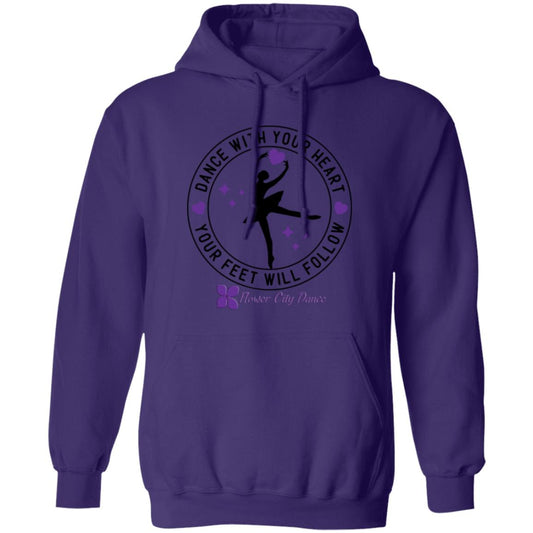 FCD circle dance w heart Pullover Hoodie