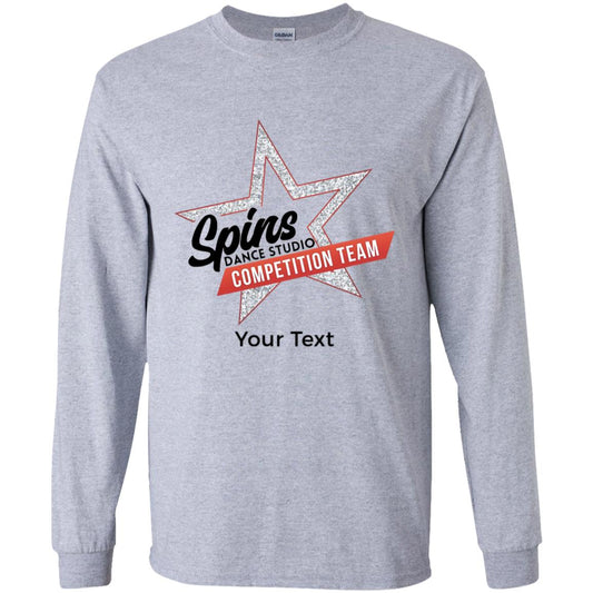 Spins Comp Team Personalized Youth Long Sleeve T-Shirt