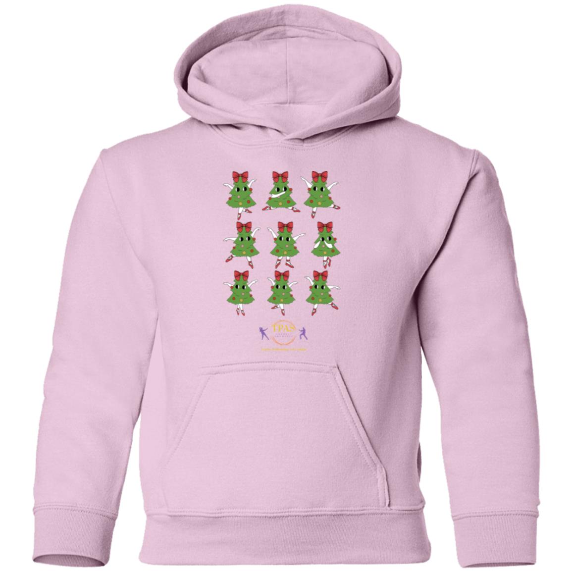 tpas christmas Dancing Trees Youth Pullover Hoodie