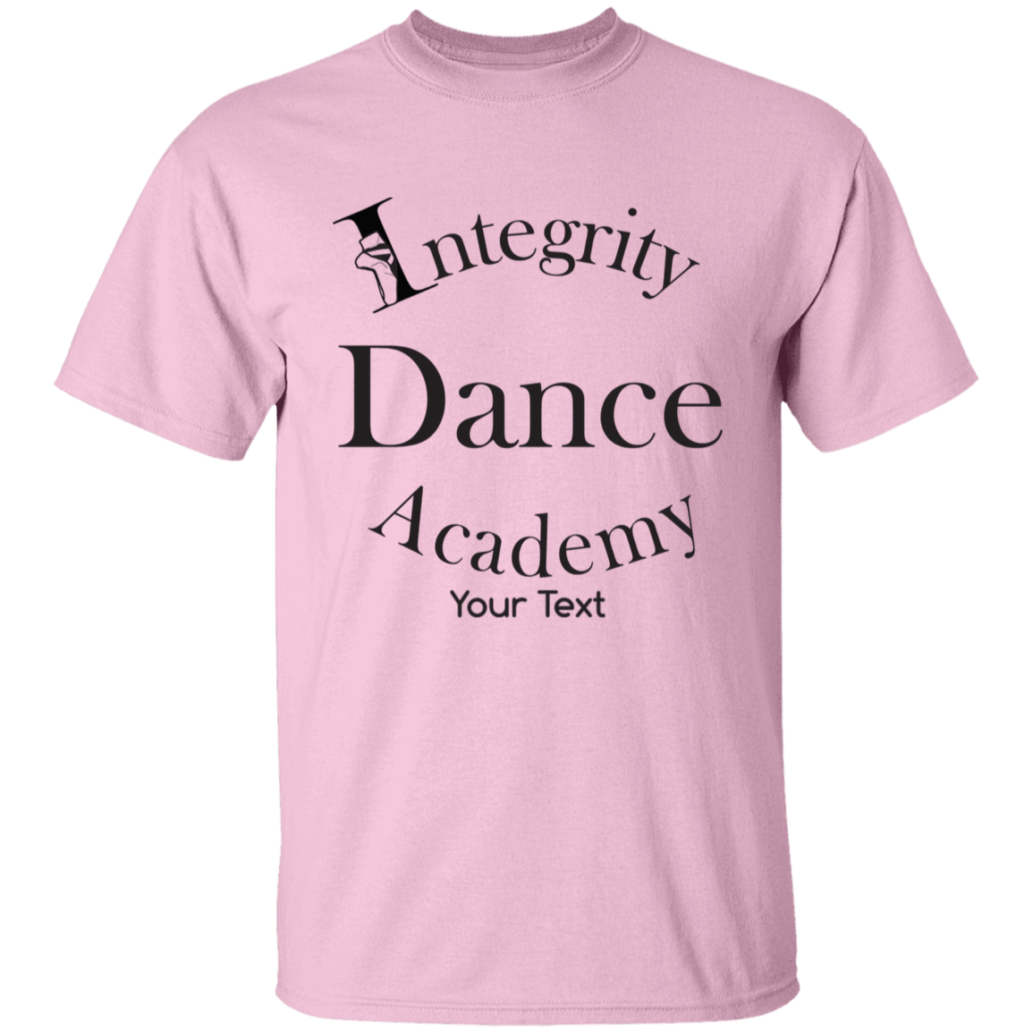 Integrity Dance Academy Personalized Youth 100% Cotton T-Shirt