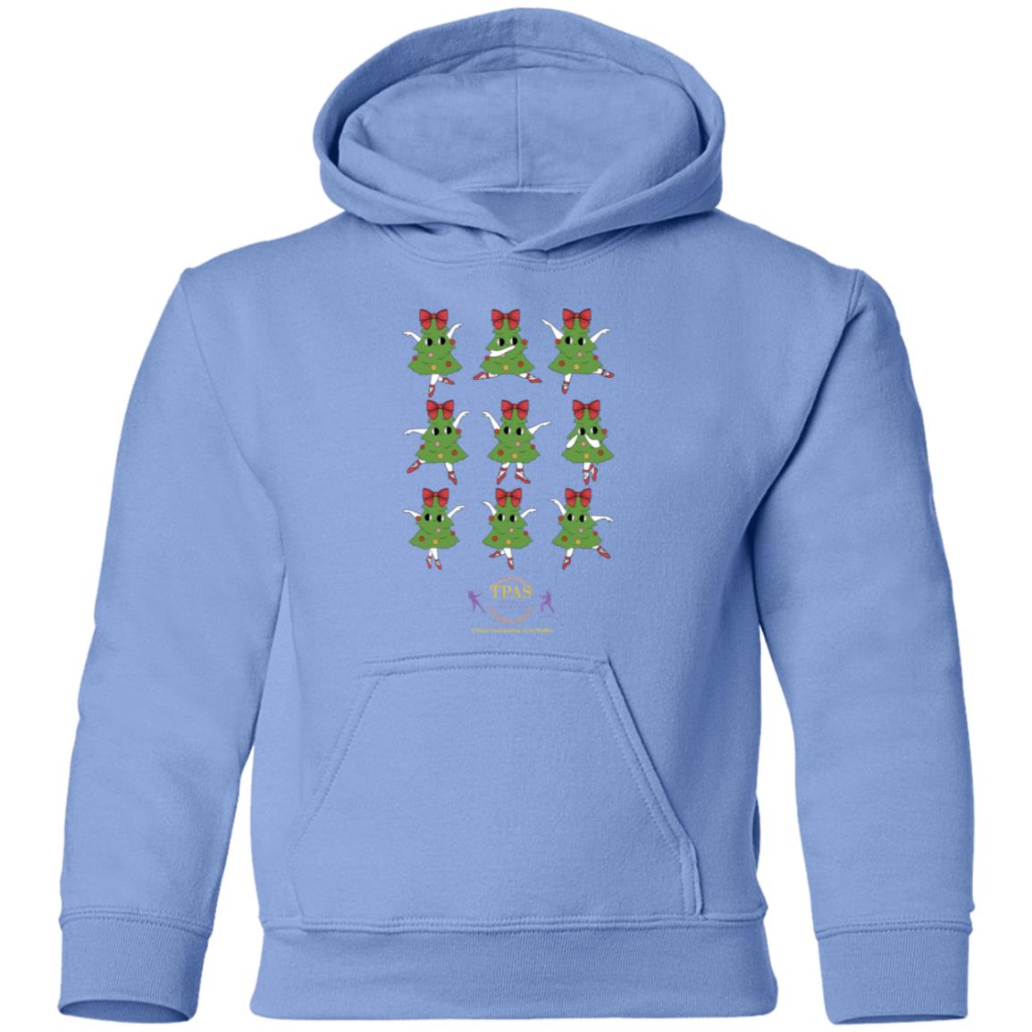 tpas christmas Dancing Trees Youth Pullover Hoodie