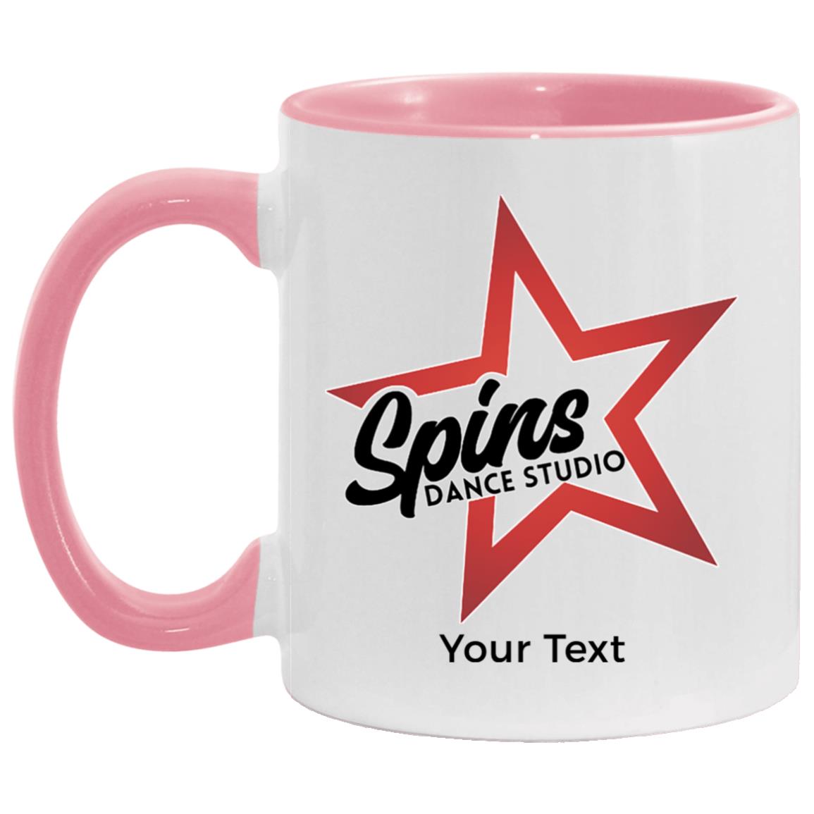 Spins Personalized 11oz Accent Mug