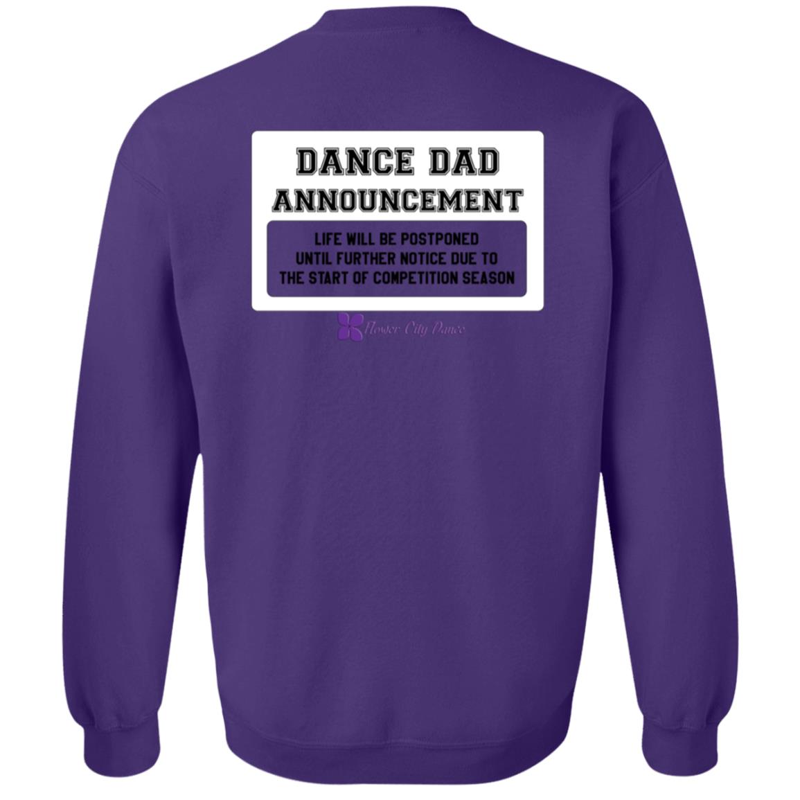 FCD Dance Dad Crewneck Pullover Sweatshirt