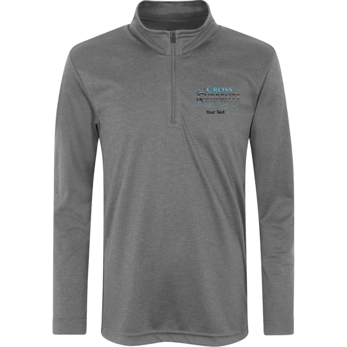 CCDC Personalized Youth Heather Quarter Zip