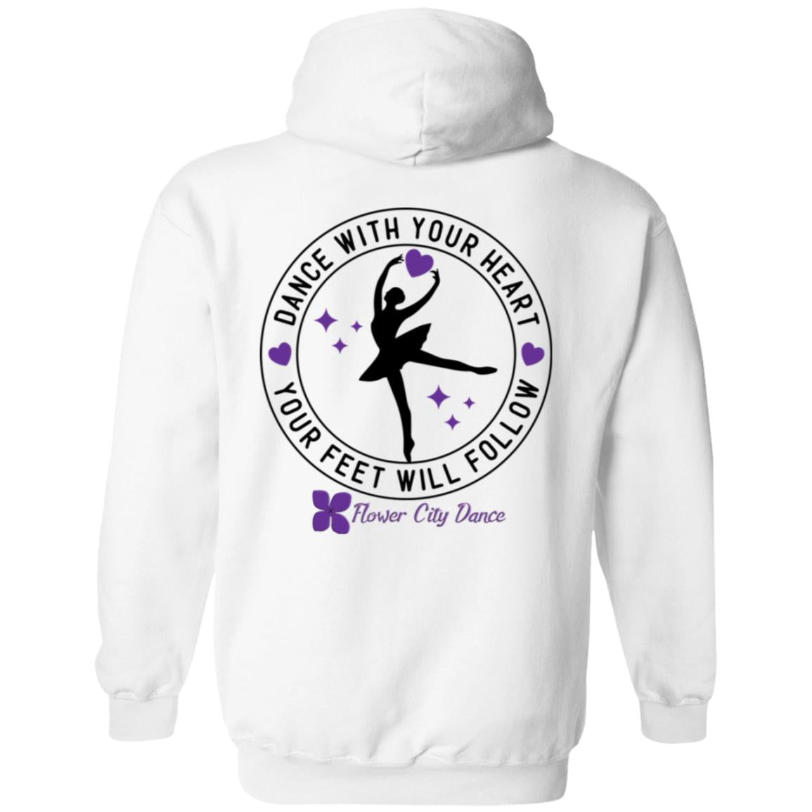 FCD circle dance w heart Pullover Hoodie