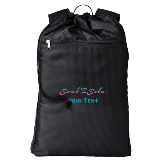 S2S Personalized Getaway Cinchback Backpack