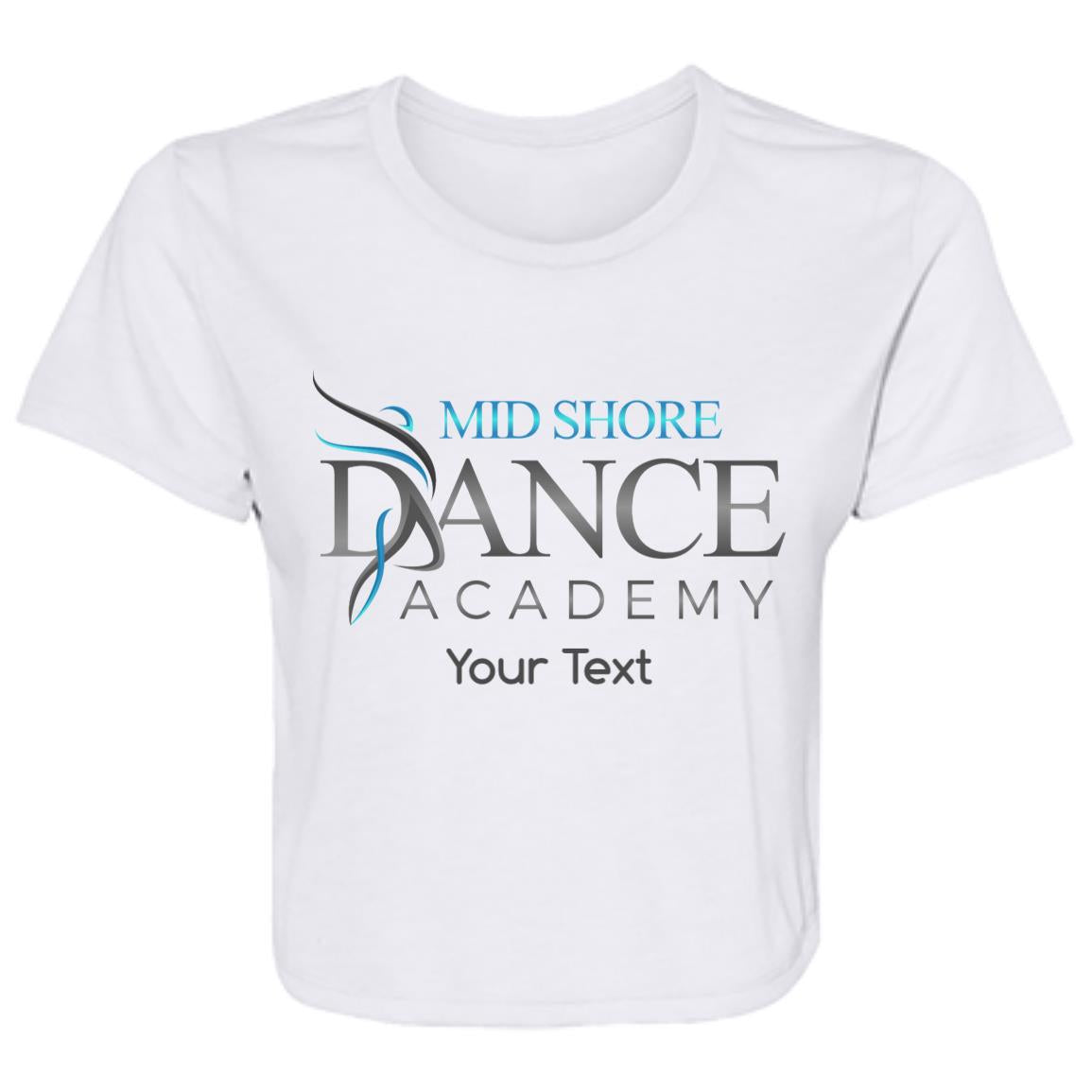 MSDA Personalized Flowy Cropped Tee