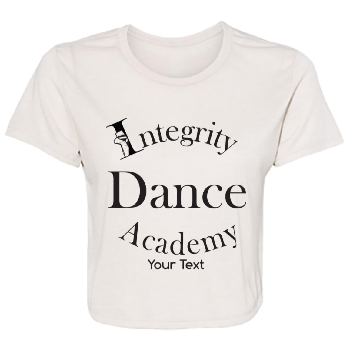 Integrity Dance Academy Personalized Flowy Cropped Tee