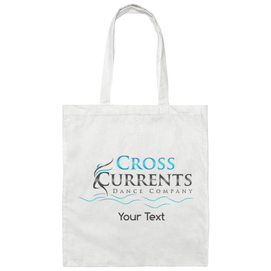 Cross Currents Personalized Canvas Tote Bag