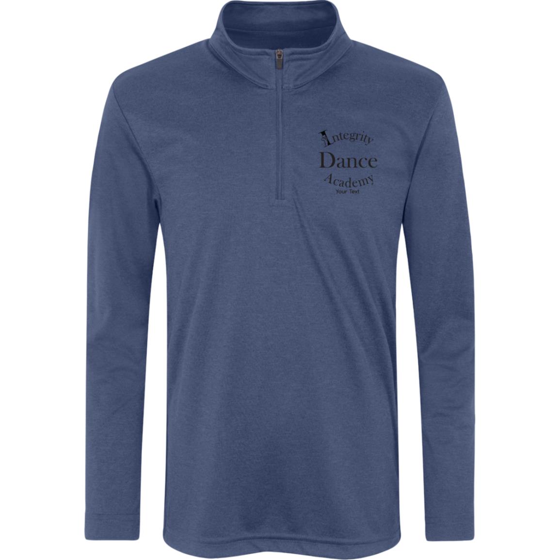 Integrity Dance Academy Personalized Youth Heather Quarter Zip