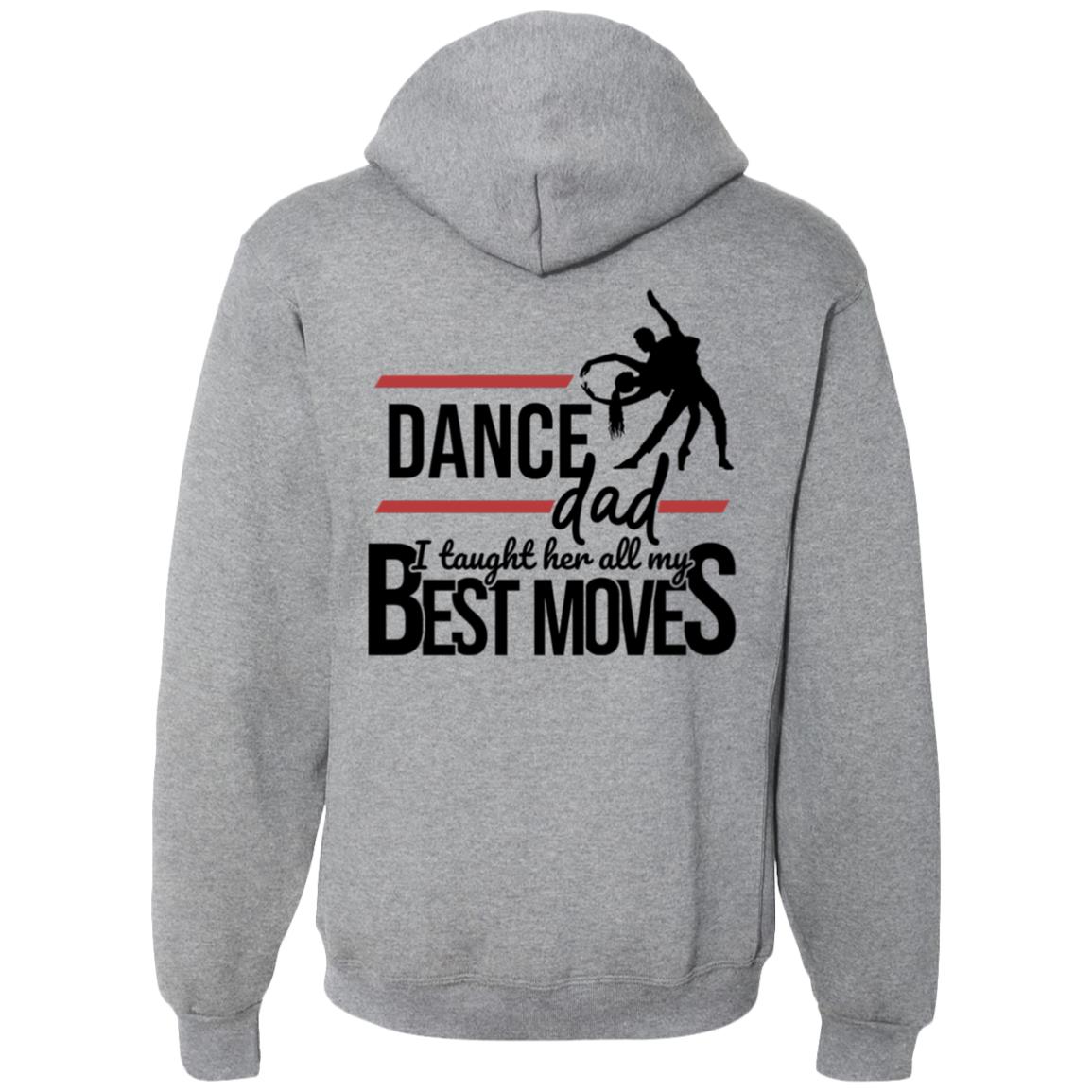 Spins Dance Dad Team Dri-Power Fleece Pullover Hoodie