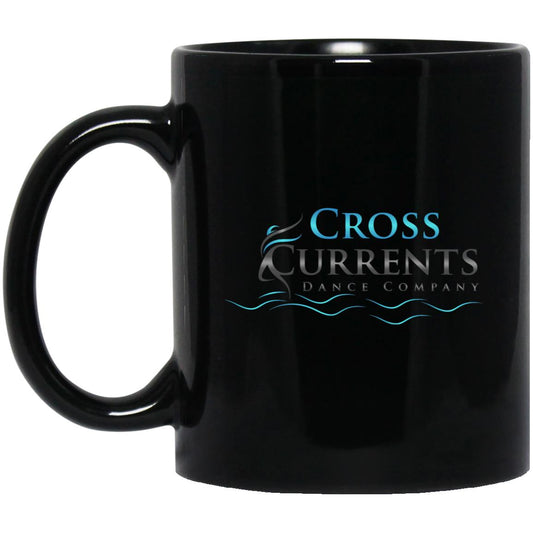 Cross Currents 11oz Black Mug