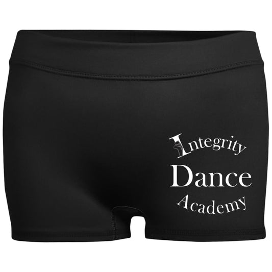 Integrity Dance Academy Fitted Moisture-Wicking 2.5 inch Inseam Shorts