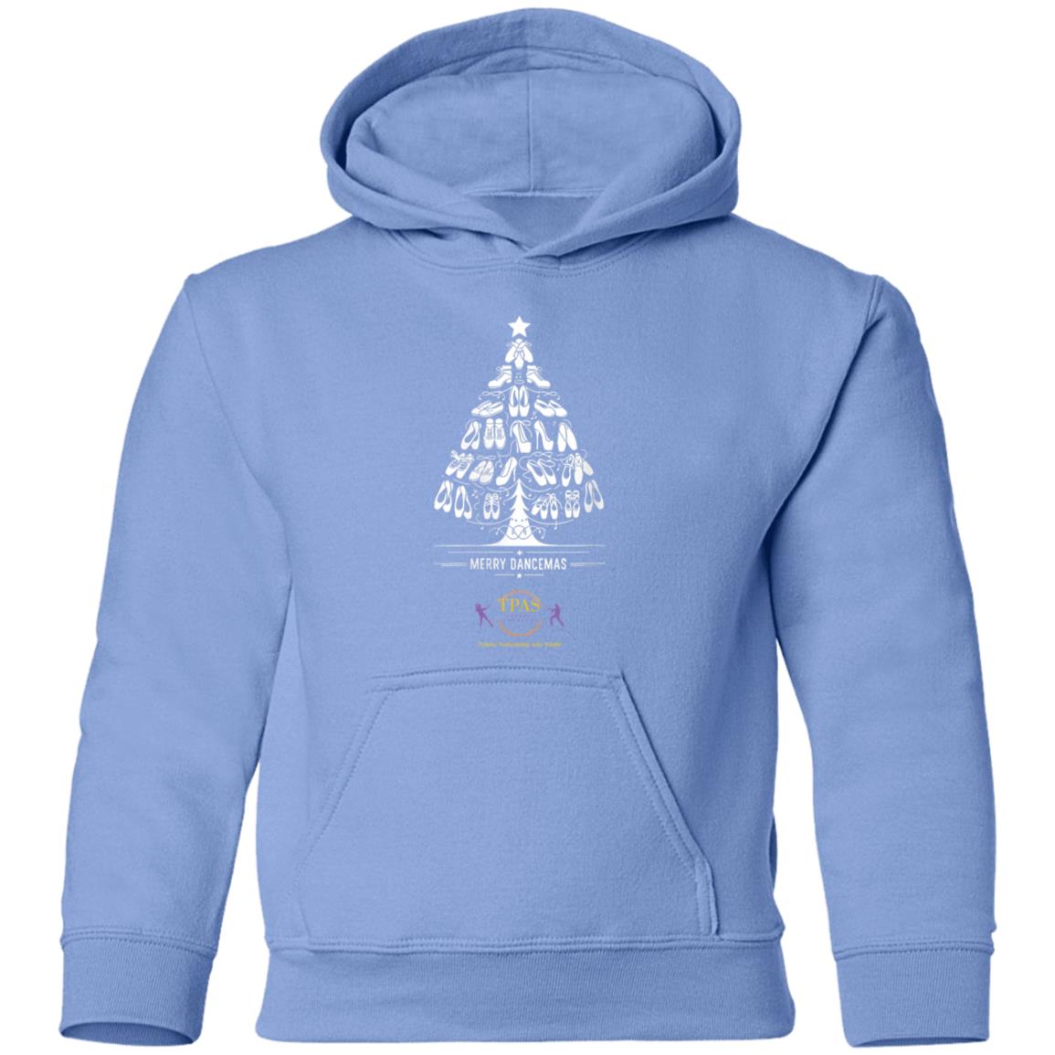 tpas christmas Merry Dancemas Tree Vintage Youth Pullover Hoodie