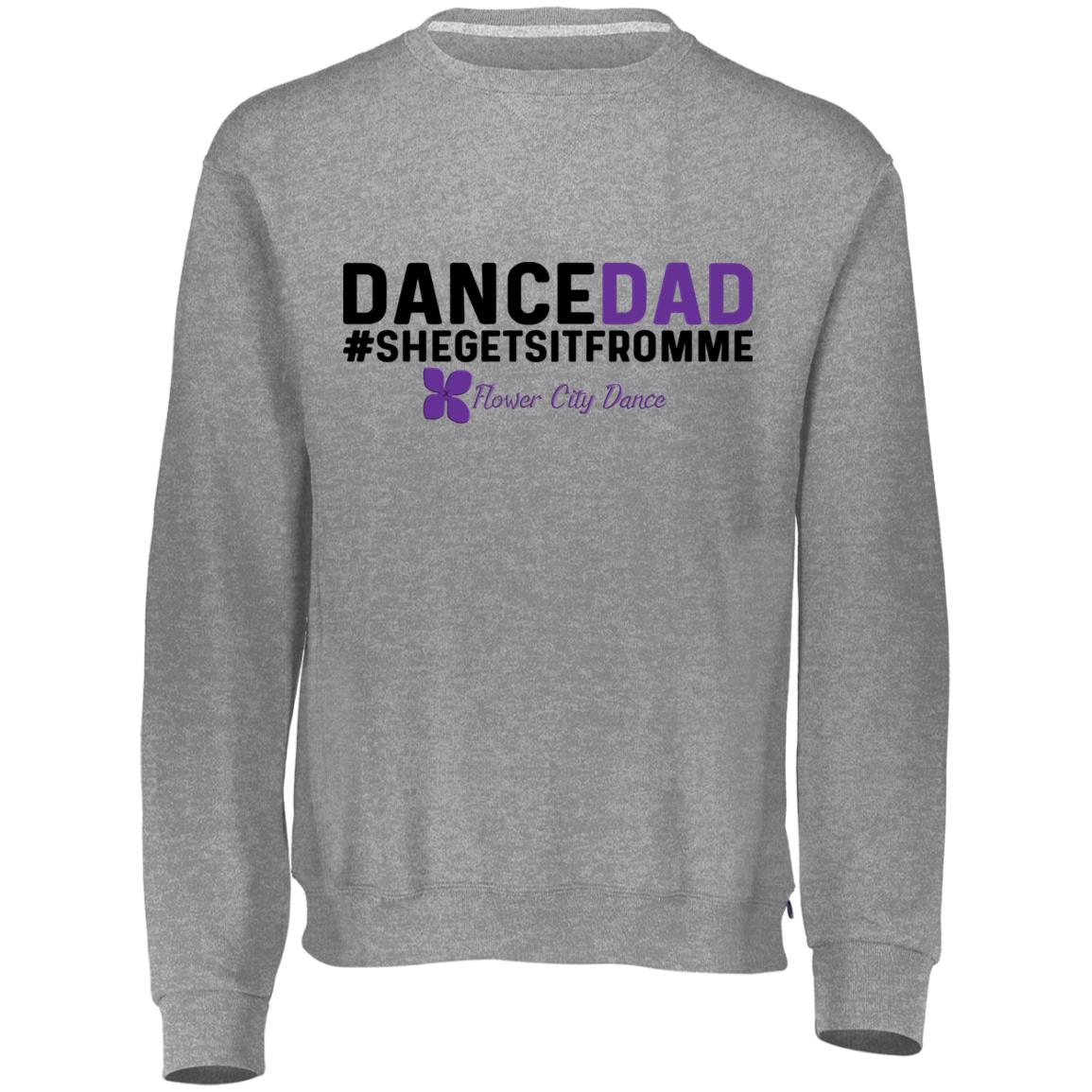 FCD Dance Dad Dri-Power Fleece Crewneck Sweatshirt