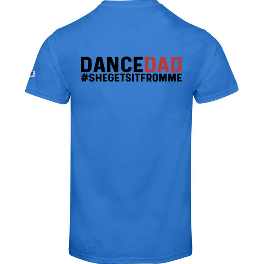 Spins Dance Dad Champion Short Sleeve Tee