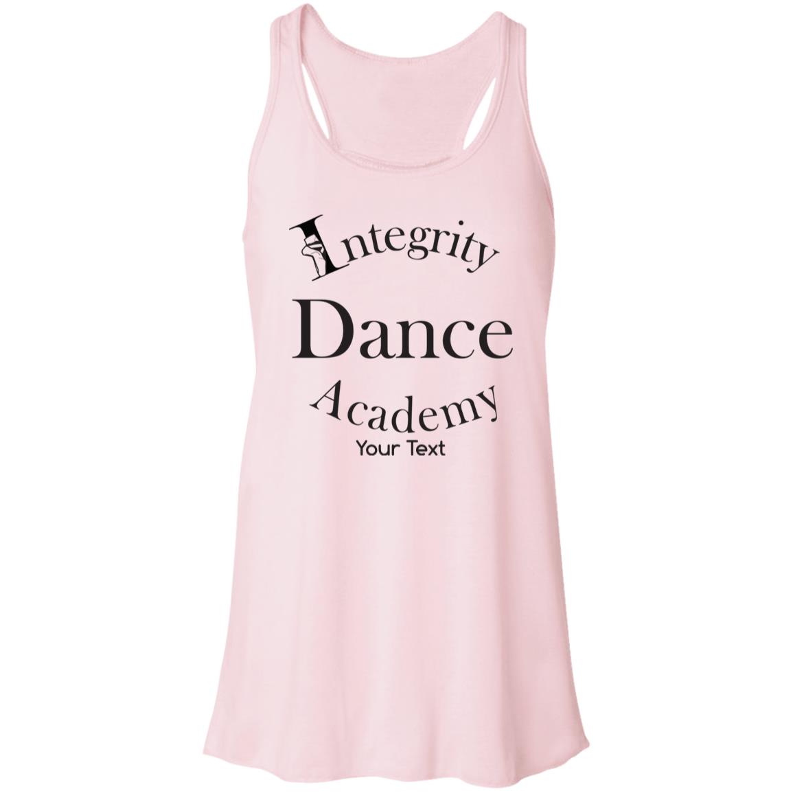 Integrity Dance Academy Personalized Flowy Racerback Tank