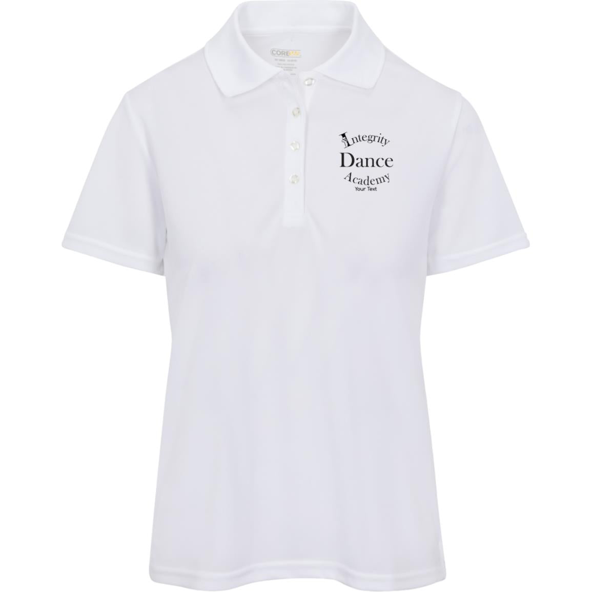 Integrity Dance Academy Personalized Womens Origin Pique Polo