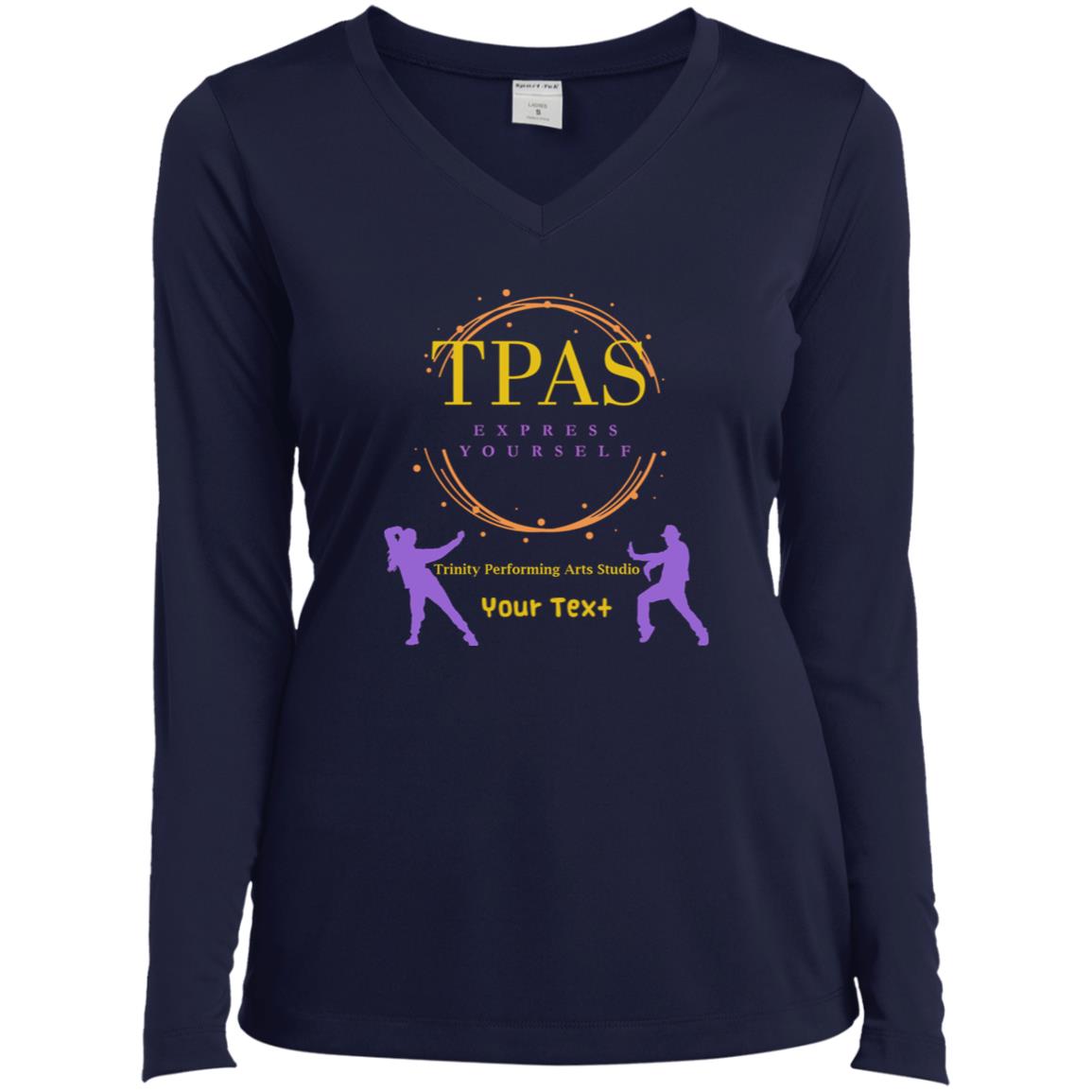 TPAS Ladies’ Long Sleeve Performance V-Neck Tee