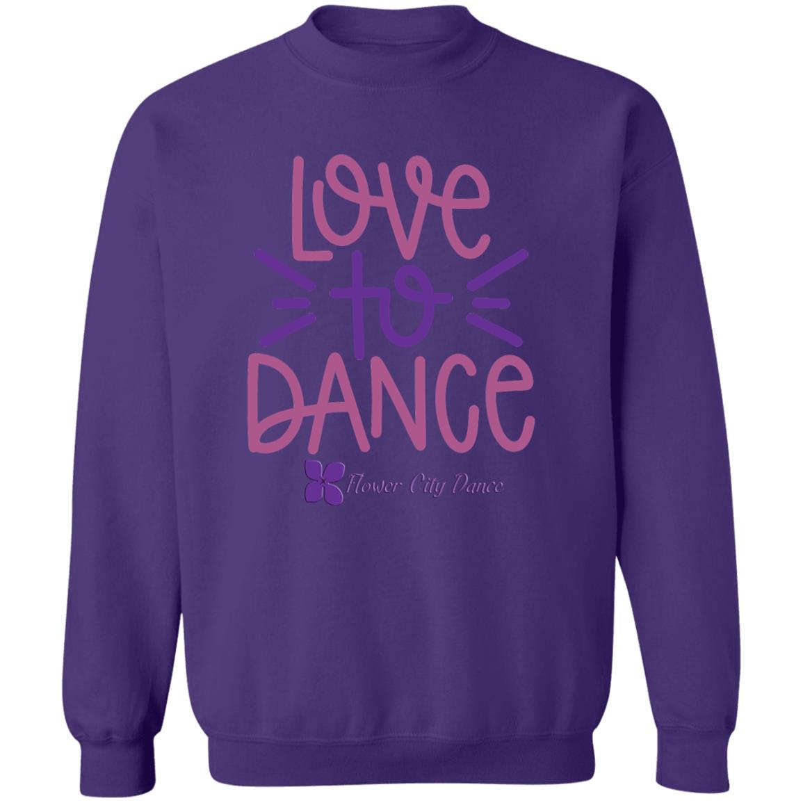 FCD Love To Dance SVG Cut File Crewneck Pullover Sweatshirt