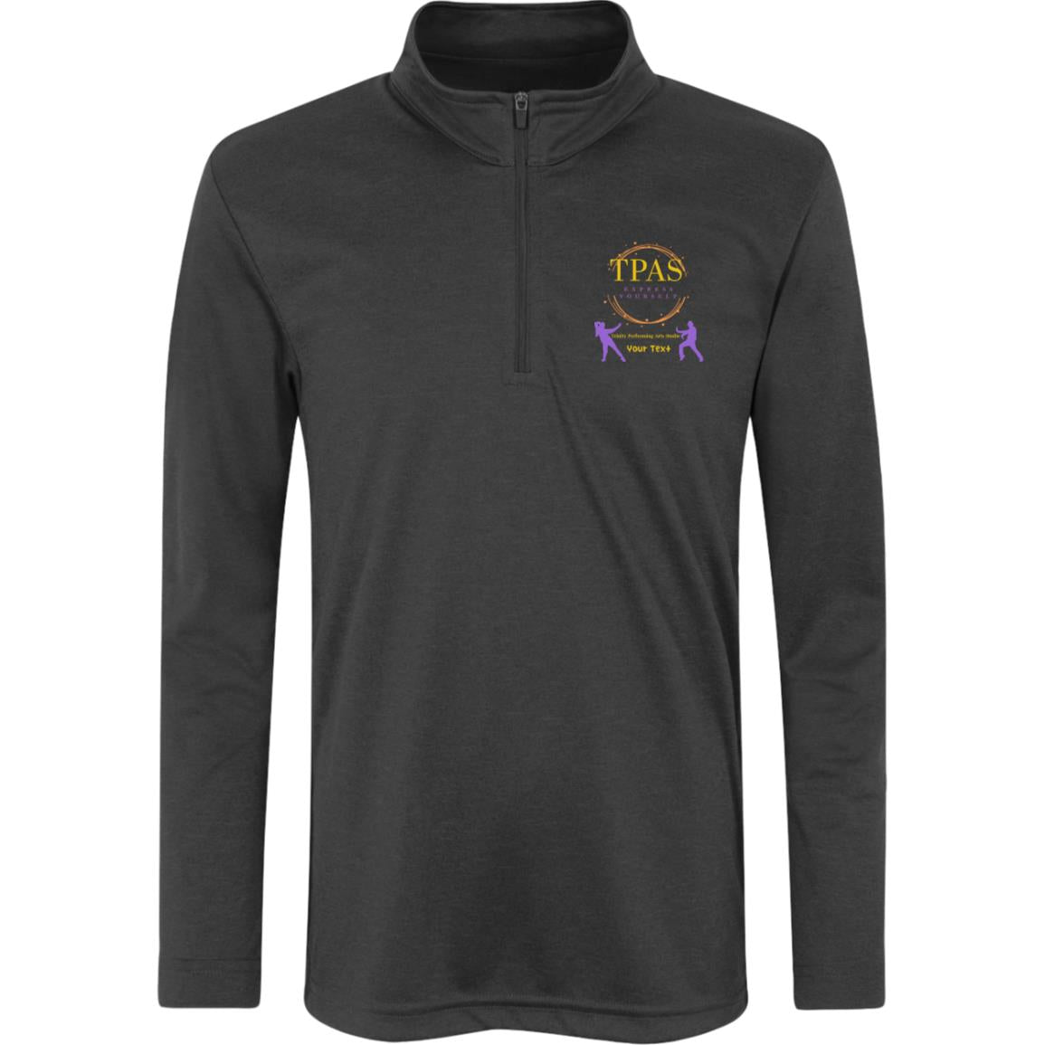 TPAS Youth Heather Quarter Zip