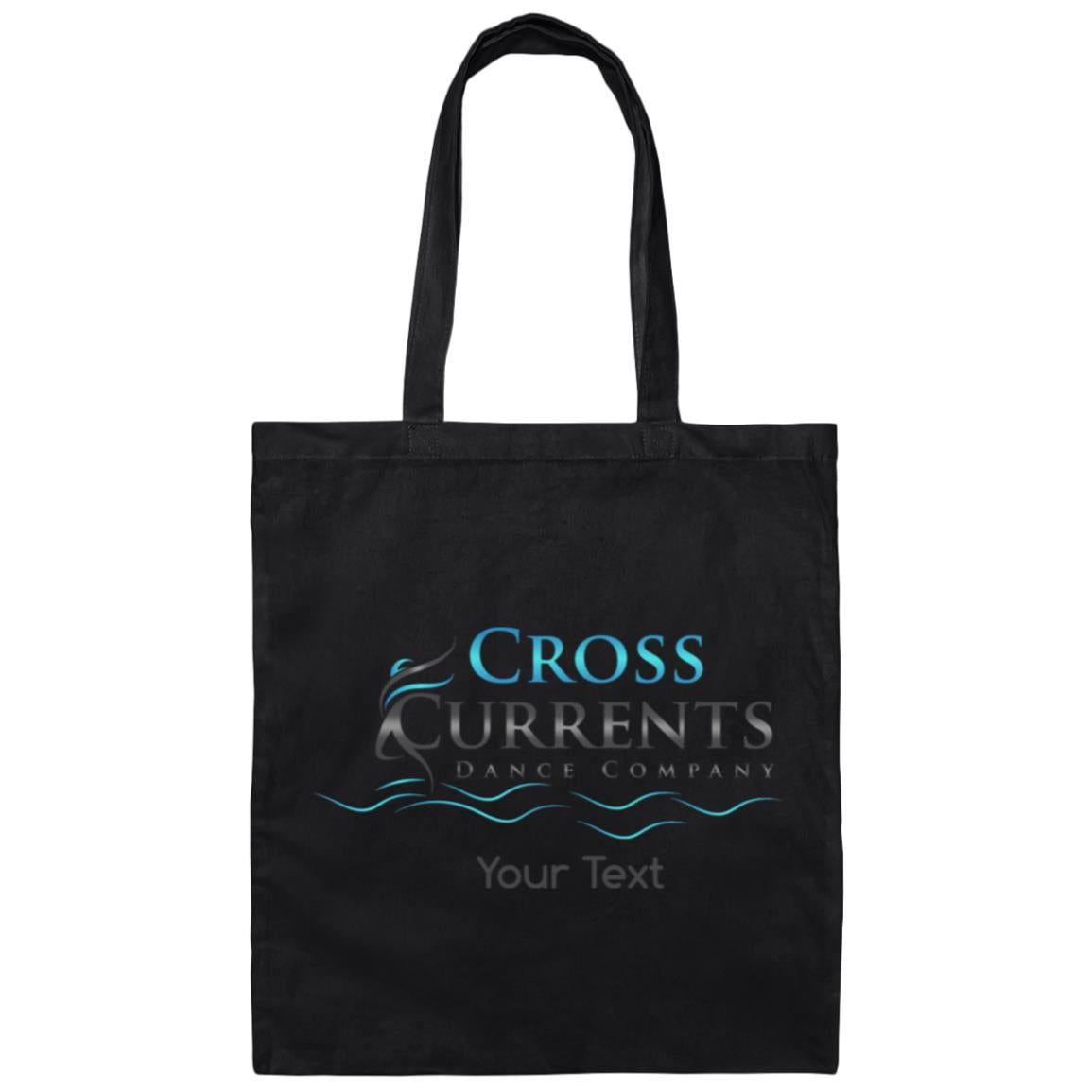 Cross Currents Personalized Canvas Tote Bag