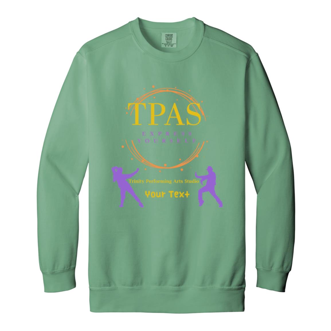 TPAS Garment-Dyed Adult Crewneck Sweatshirt