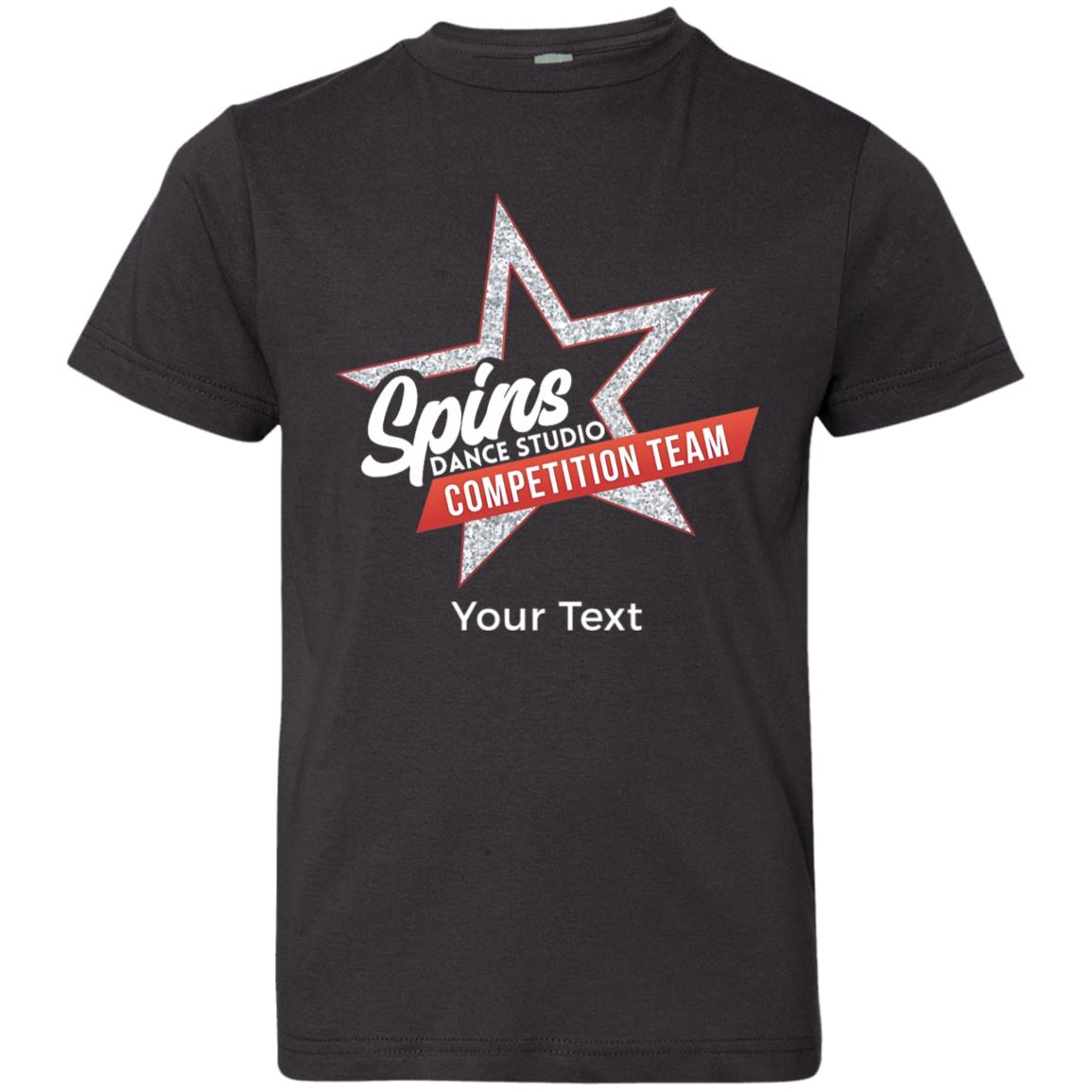 Spins Comp Team Personalized Youth Jersey T-Shirt