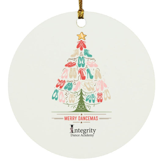 Integrity Dance Acdemy Merry Dancemas Shoe Tree Ornament