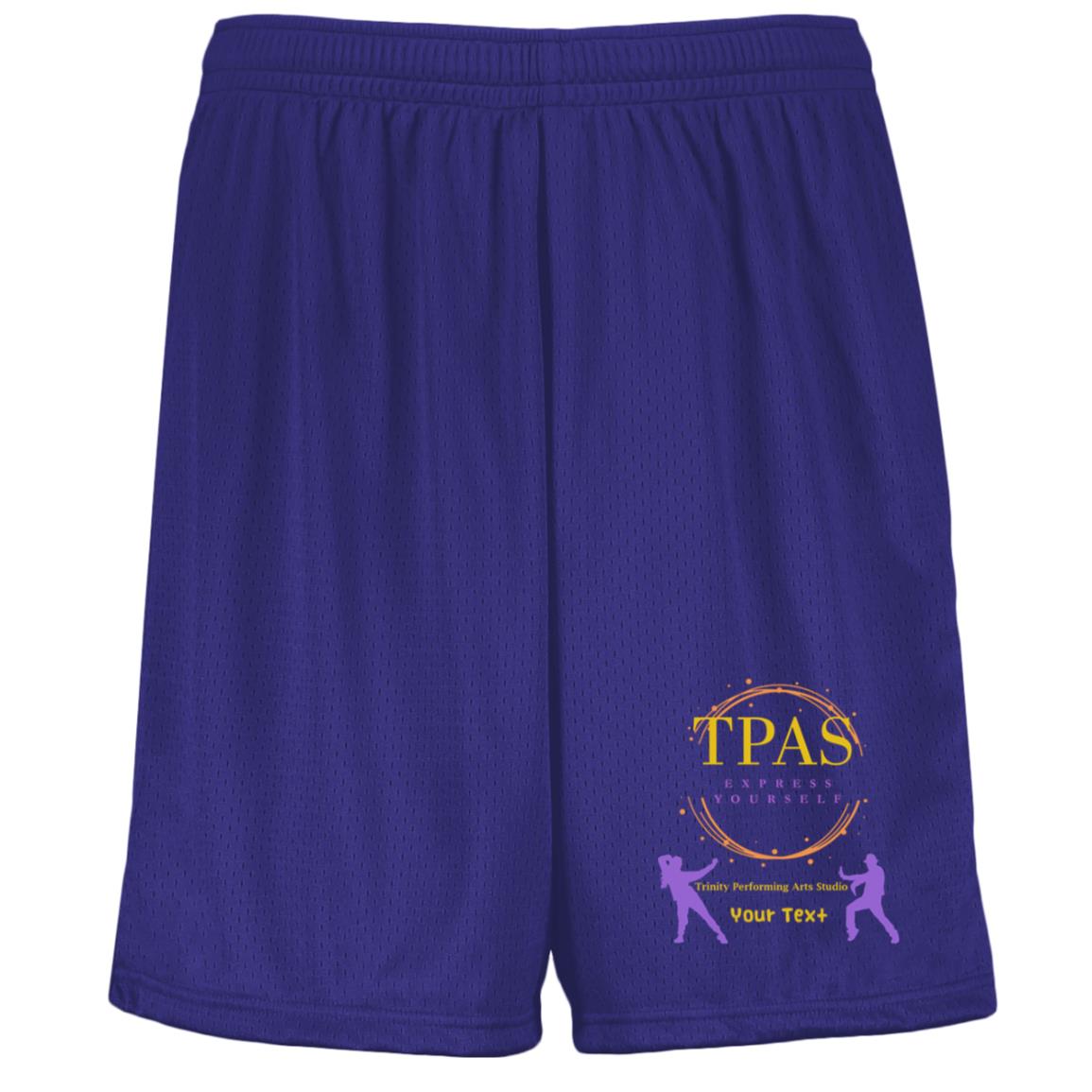TPAS Competition Team Youth Moisture-Wicking Mesh Shorts