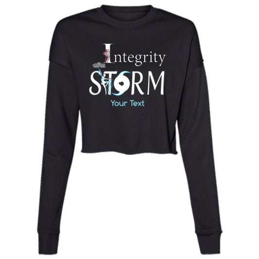 IDA Storm Personalized Cropped Fleece Crew