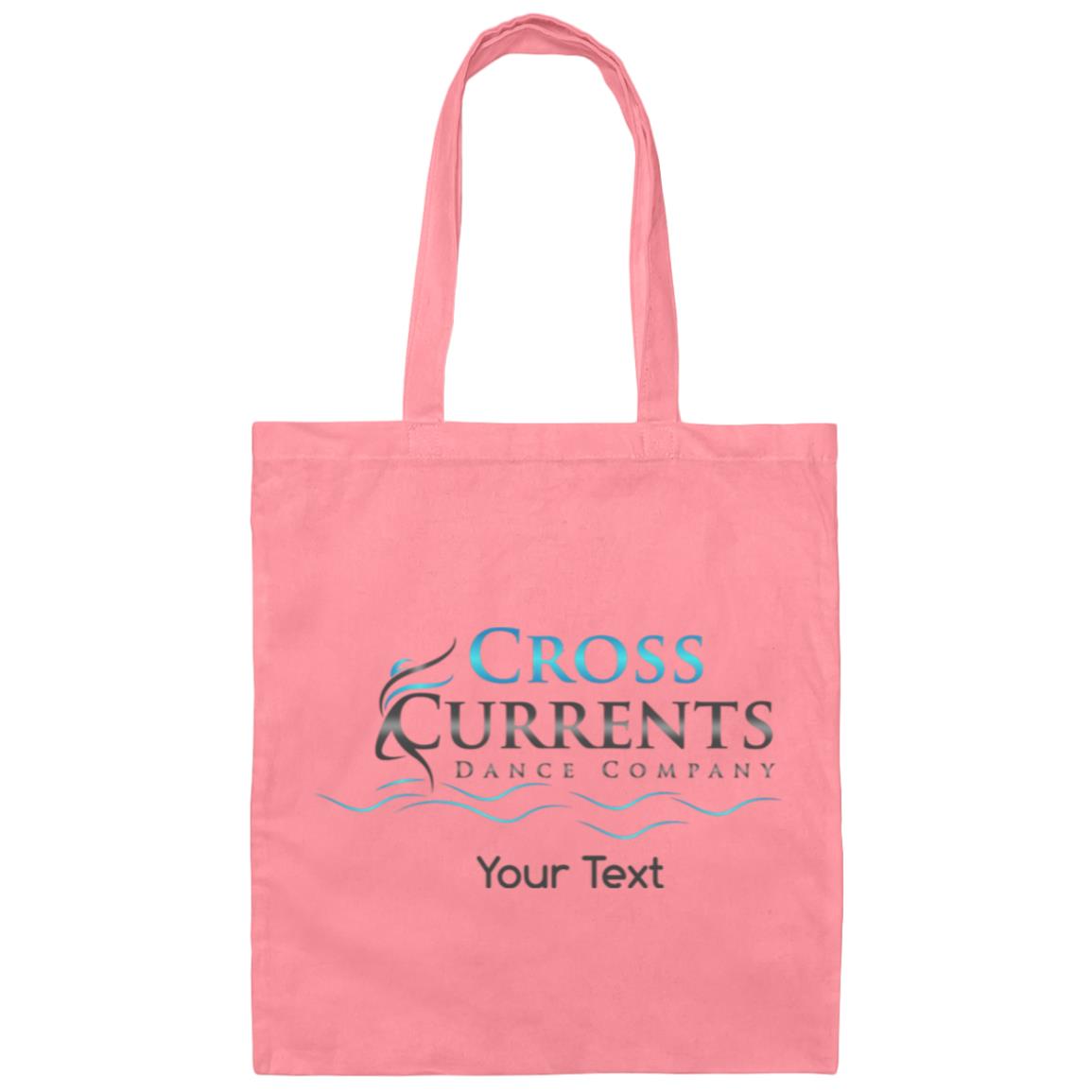 Cross Currents Personalized Canvas Tote Bag