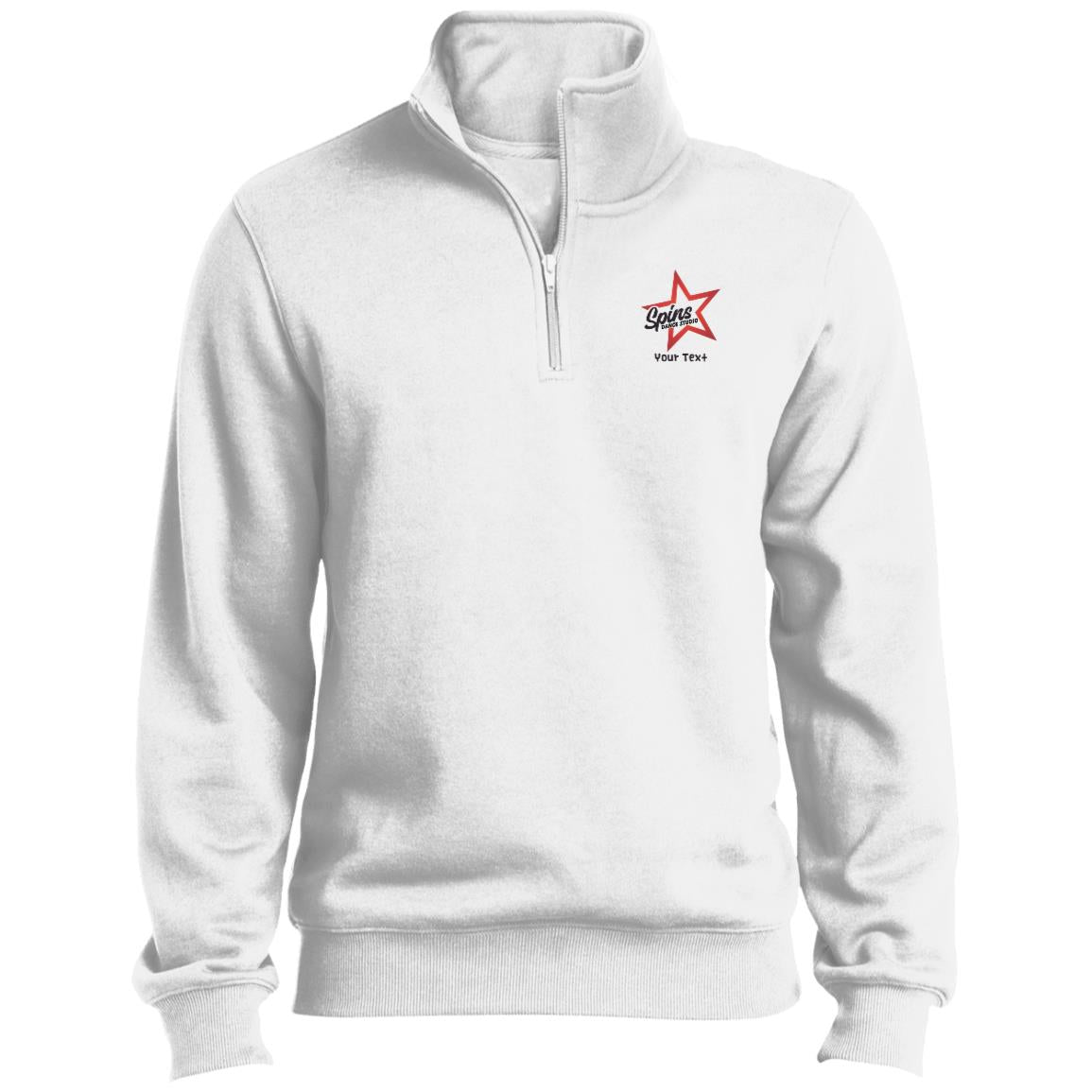 Spins 1/4 Zip Sweatshirt - With Personalization