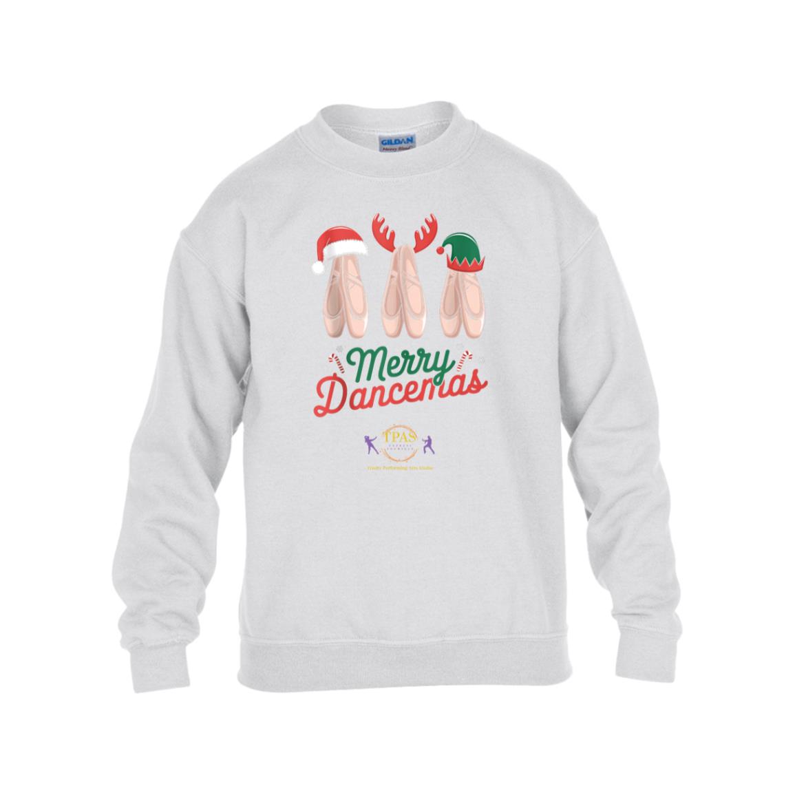 tpas christmas candy canes Youth Heavy Blend Fleece Crew