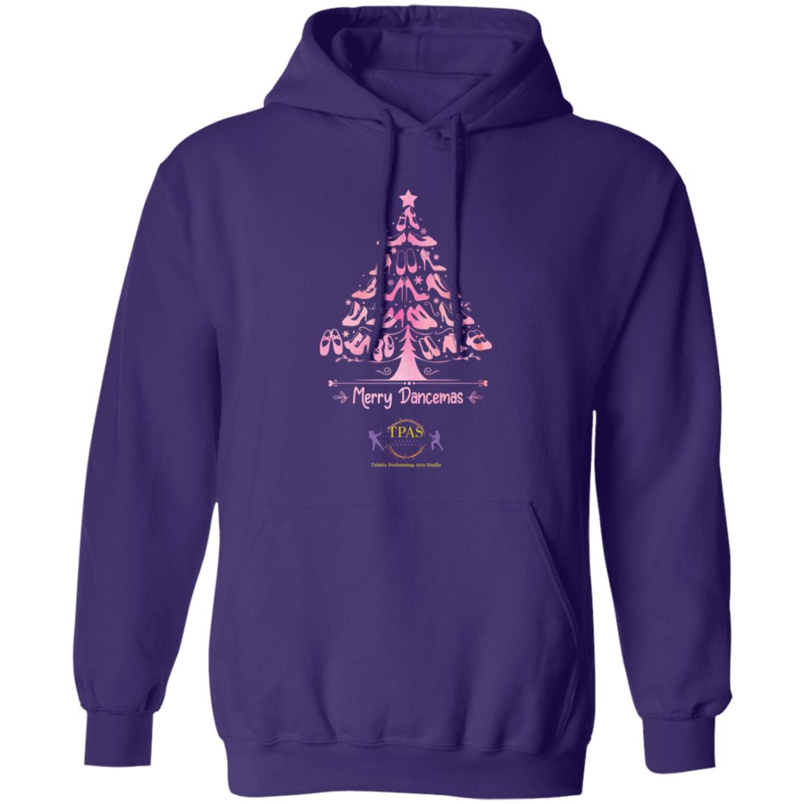 tpas christmas Merry Dancemas Tree Pink Pullover Hoodie