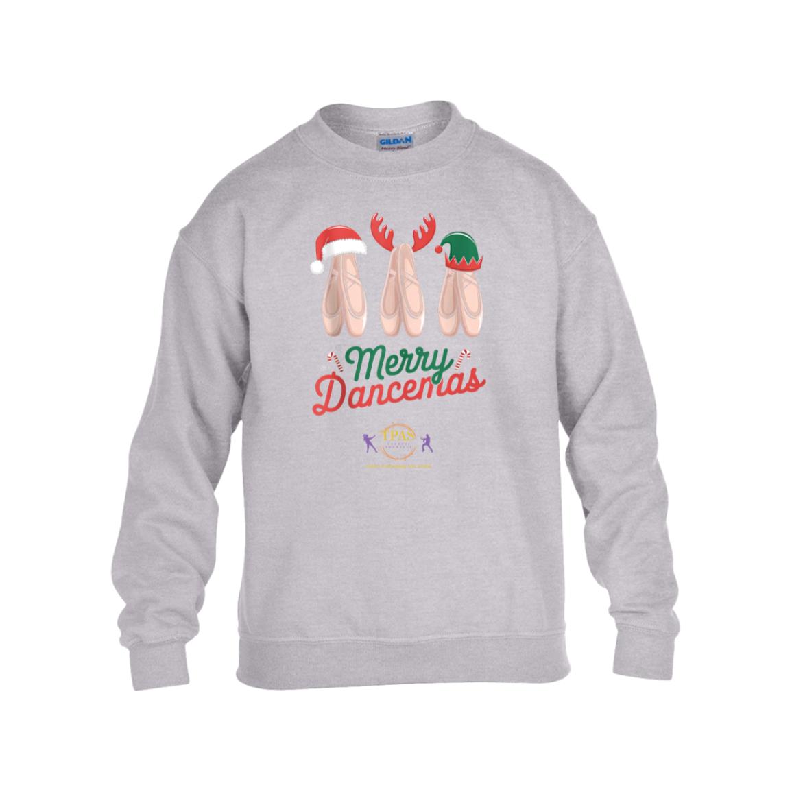 tpas christmas candy canes Youth Heavy Blend Fleece Crew