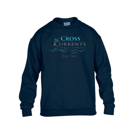 Cross Currents Personalized Youth Heavy Blend Fleece Crew